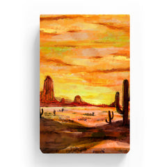 Pet Canvas - Sunset over desert