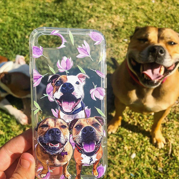 Custom Pet Phone Case | Dog Art & Cat Art