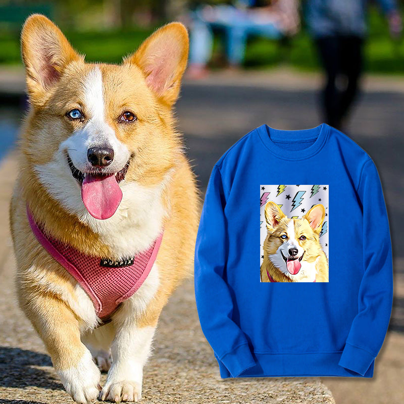 Custom Pet Sweatshirt | Dog Art & Cat Art | Pets United