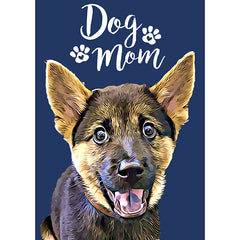 Custom Sweatshirt - Dog Mom Navy