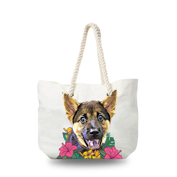 Canvas Bag - I Love Flowers