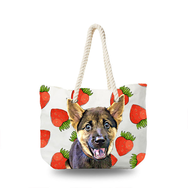 Canvas Bag - Strawberry Love
