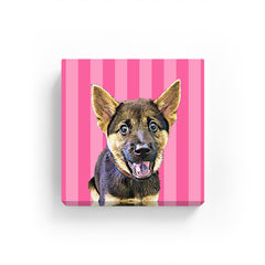 Pet Canvas - Pink Angel