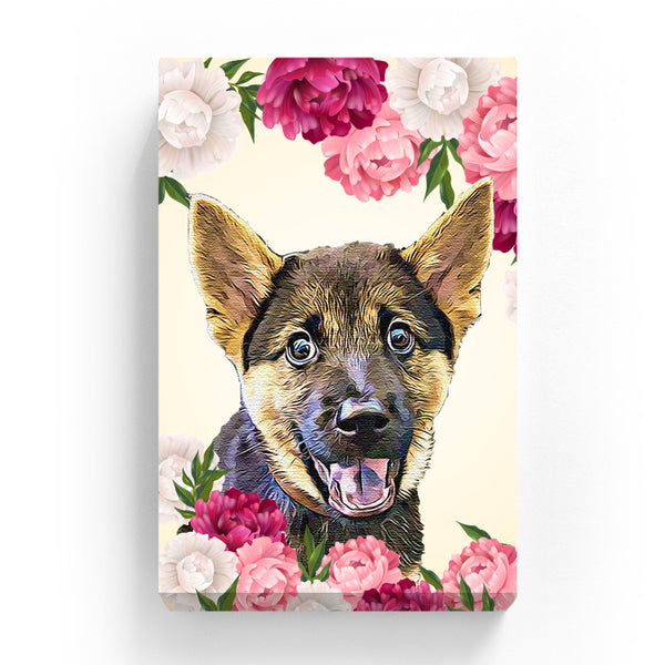 Pet Canvas - The Peony Lover