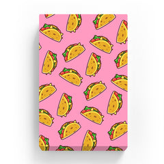 Pet Canvas - Taco on Pink Background