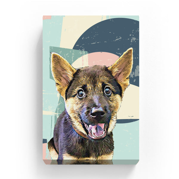 Pet Canvas - Abstract Trendy Hand Drawn