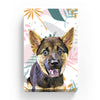 Pet Canvas - Abstract  Simple Floral Pattern