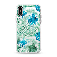 iPhone Ultra-Aseismic Case - Water Paint Palm Trees
