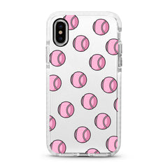 iPhone Ultra-Aseismic Case - Pink Tennis Balls