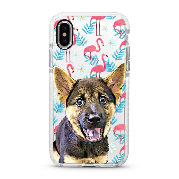 iPhone Ultra-Aseismic Case - Flamingos