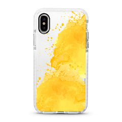 iPhone Ultra-Aseismic Case - Yellow Water Splash