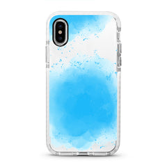iPhone Ultra-Aseismic Case - Dope Blue Watercolor