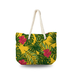 Canvas Bag - Yellow Tropical 2