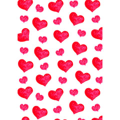 Custom T-shirt - WaterColor Hearts