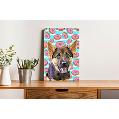 Pet Canvas - Yummy Pink Donuts