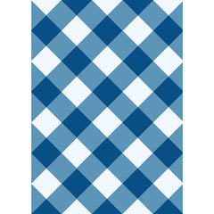 Custom Sweatshirt - Blue Check Pattern