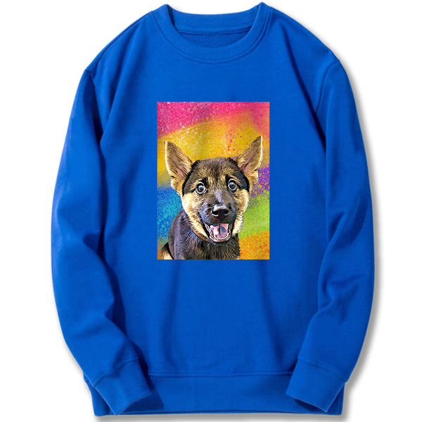 Custom Sweatshirt - Colorful Splash