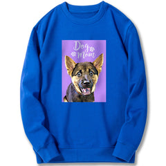 Custom Sweatshirt - Dog Mom Lavender