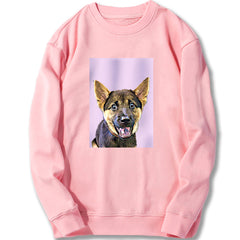 Custom Sweatshirt - Light Pink