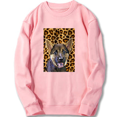 Custom Sweatshirt - Leopard Pattern
