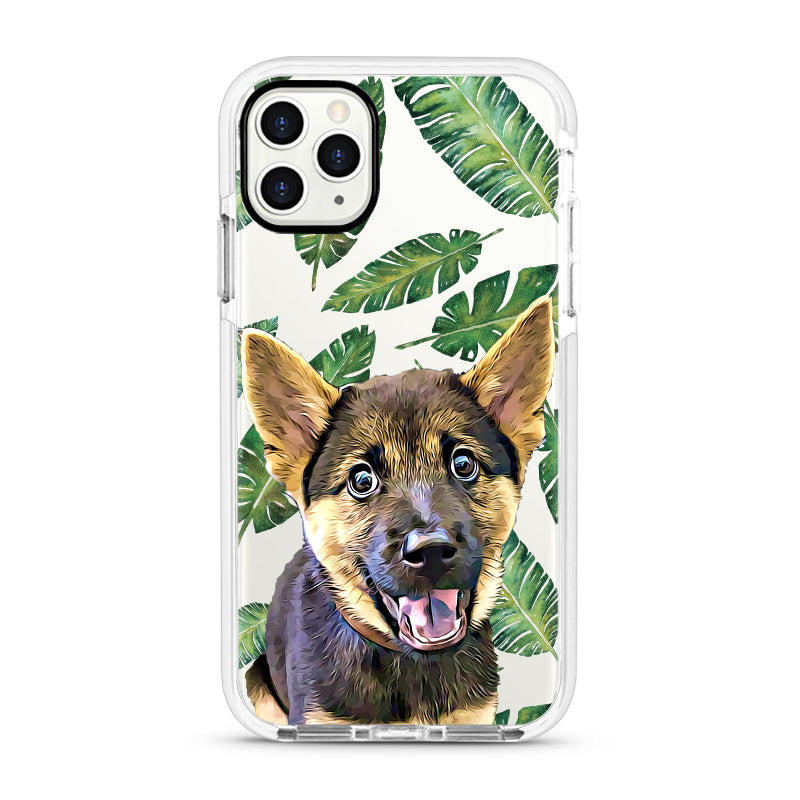 iPhone Ultra-Aseismic Case - Leaves Pattern Design