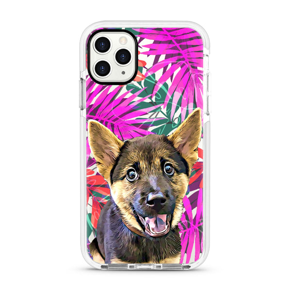 iPhone Ultra-Aseismic Case - Pink Jungle