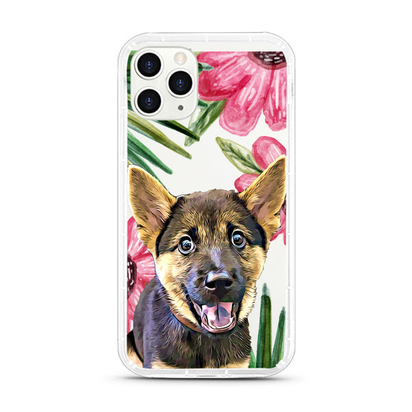 iPhone Aseismic Case - Big Hand Drawn Flowers