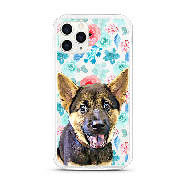 iPhone Aseismic Case - Blue Peony