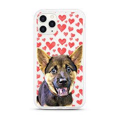 iPhone Aseismic Case - Red Hearts