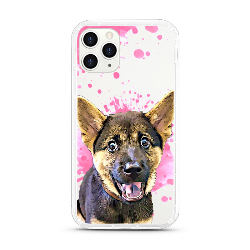 iPhone Aseismic Case - Paint Ball Splash - Pink