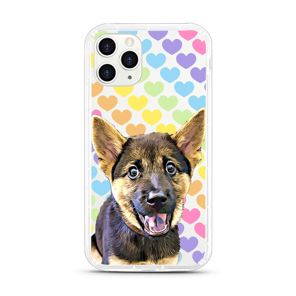 iPhone Aseismic Case - Rainbow Hearts