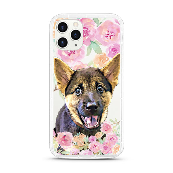 iPhone Aseismic Case - Water Paint Joy Garden