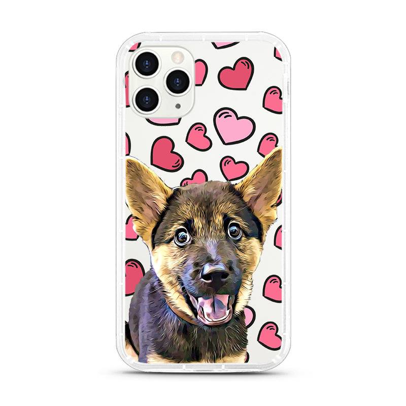 iPhone Aseismic Case - Hearts and Hearts
