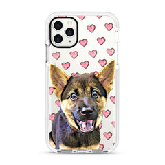iPhone Ultra-Aseismic Case - Pink Hearts