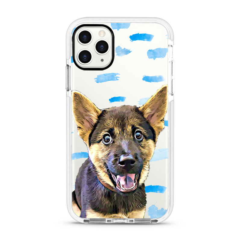 iPhone Ultra-Aseismic Case - Blue Paint