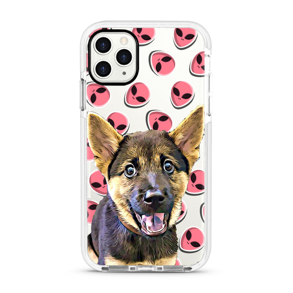 iPhone Ultra-Aseismic Case - Pink Alien