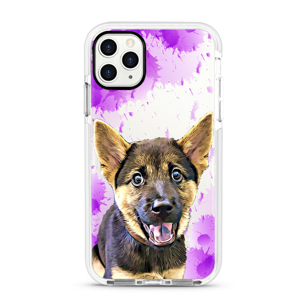 iPhone Ultra-Aseismic Case - Purple splash