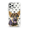 iPhone Ultra-Aseismic Case - Black Hearts 2