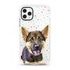 iPhone Ultra-Aseismic Case - Pink and Blue Dots