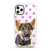 iPhone Ultra-Aseismic Case - Purple Dots