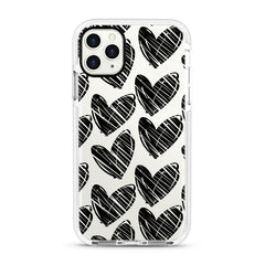 iPhone Ultra-Aseismic Case - Big Black Hearts