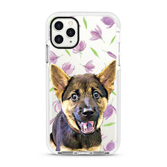 iPhone Ultra-Aseismic Case - The Falling Purple Floral