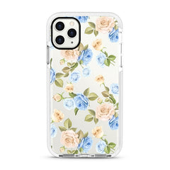 iPhone Ultra-Aseismic Case - Pink and Blue Rose