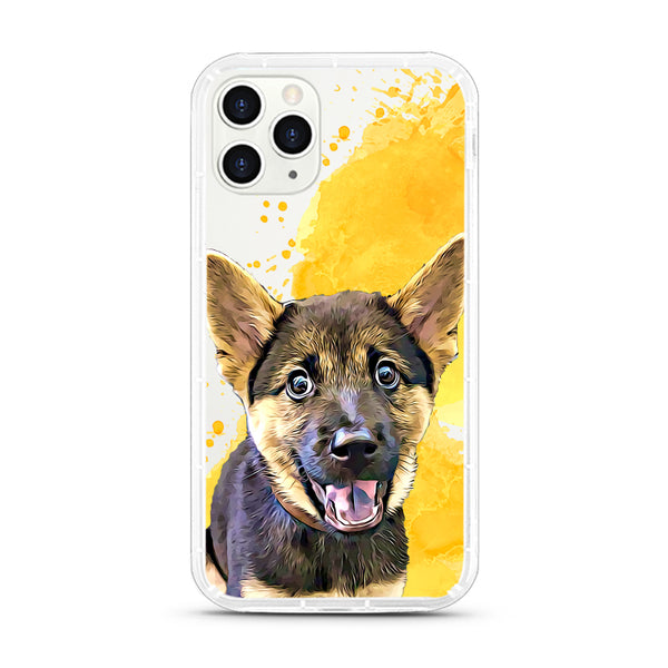 iPhone Aseismic Case - Yellow Water Splash