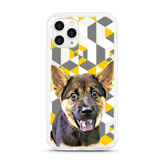 iPhone Aseismic Case - Gray And Yellow Pattern