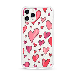 iPhone Aseismic Case - Romantic Red Hearts