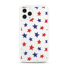 iPhone Aseismic Case - Red Blue Star