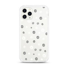 iPhone Aseismic Case - Black and White Dots