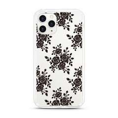 iPhone Aseismic Case - Black Lace Floral