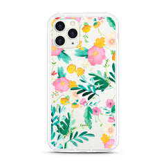 iPhone Aseismic Case - Pink Yellow Floral